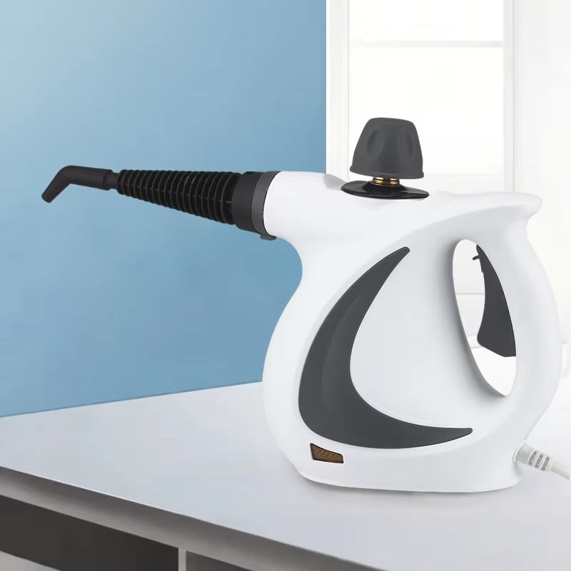 Handheld Steam Cleaner - 1500W High Temperature Pressurized Steamer with 9 Attachments for Kitchen, Bathroom, Floors